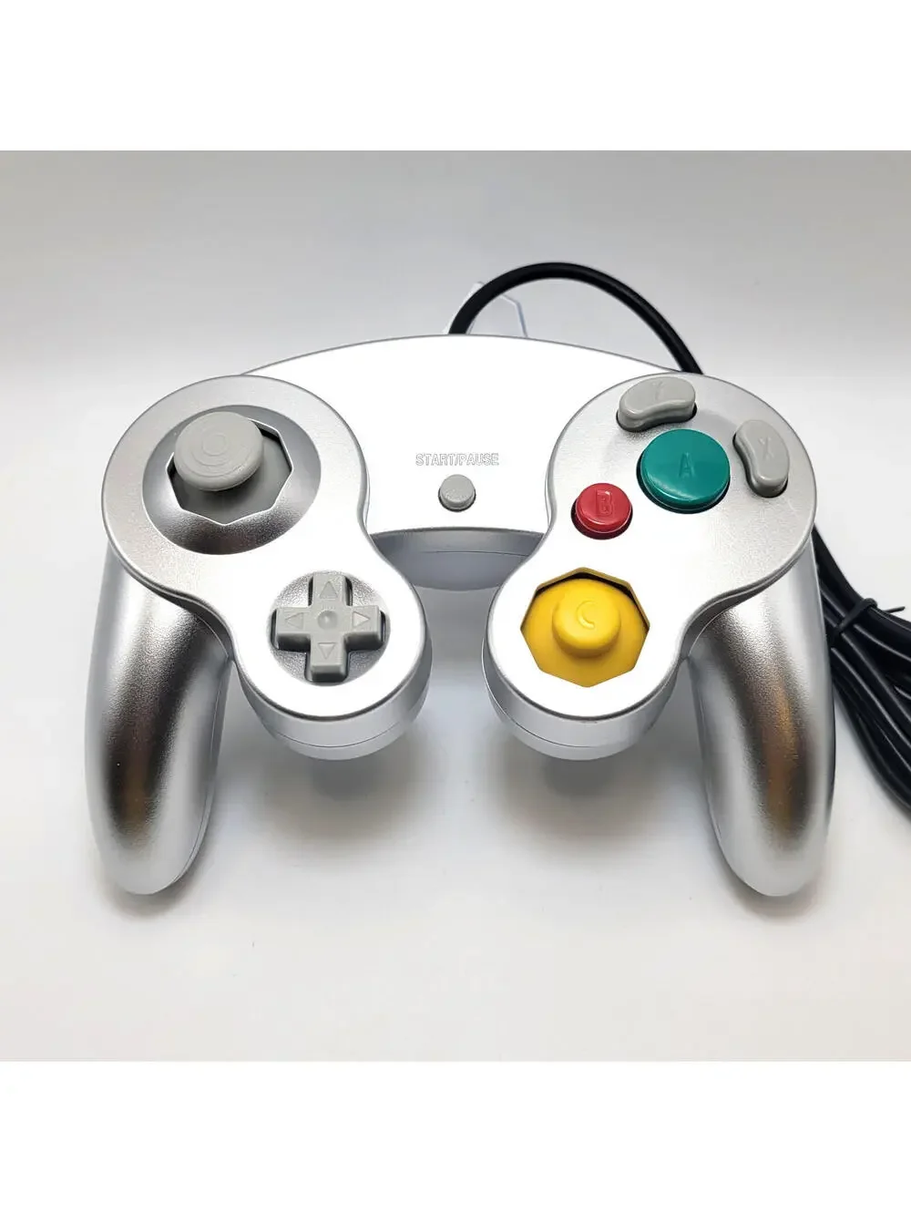 Nintendo GameCube Controller Game Pad For NGC - Wii Console Silver - NEW